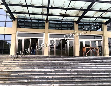 Auditorium of the Library of Culture, Radio and Television Bureau of Huarong District, Ezhou, Hubei Province