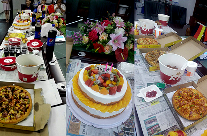 Jingxiong Enterprise2017Employee birthday party in the third quarter of 2009