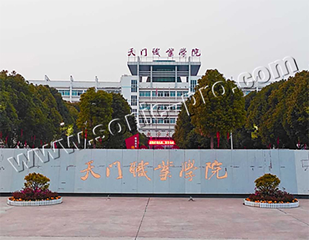 Report Hall of Tianmen Vocational College of Hubei Province