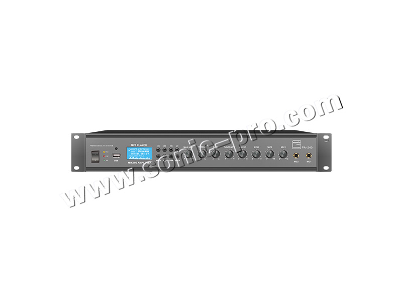 PA-240beltMP3Combined power amplifier (240W）
