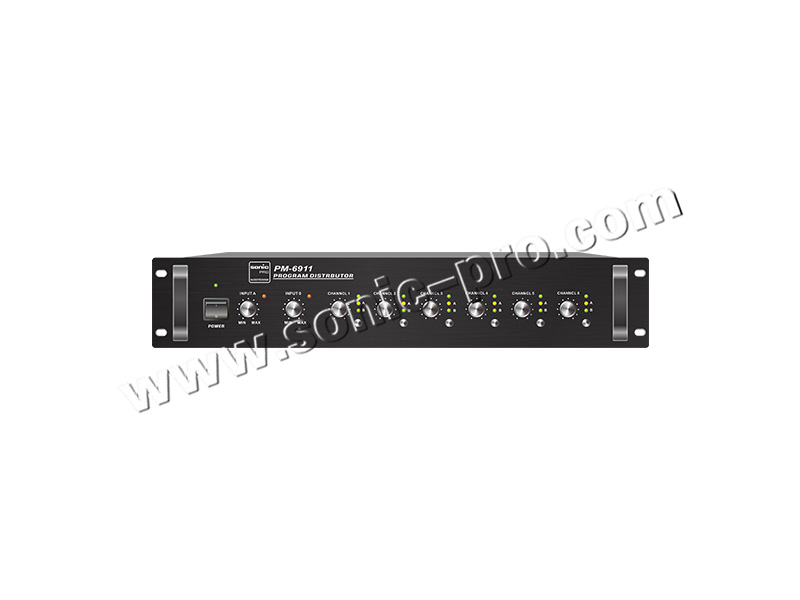 PM-6911  Two-in-six-out signal distributor