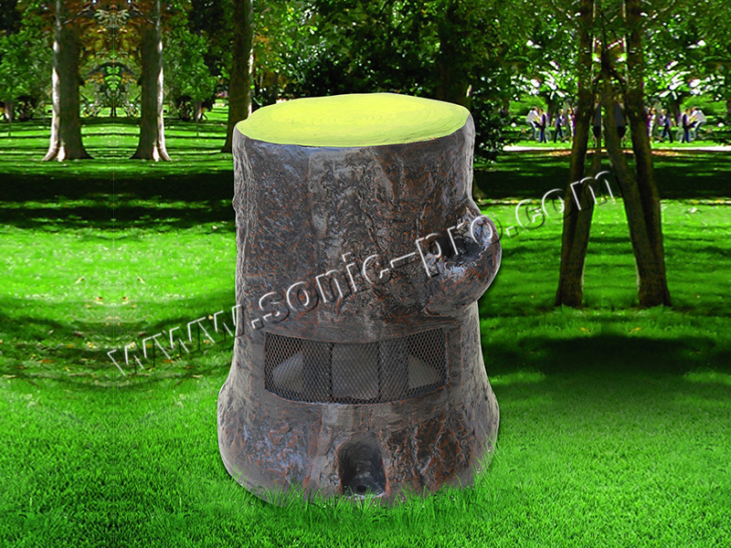 PE-201  simulated tree stump