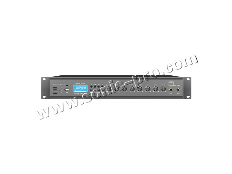 PA-080beltMP3Combined power amplifier (80W）