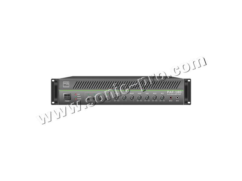 PAF-180Four-zone combined constant voltage amplifier (180W）