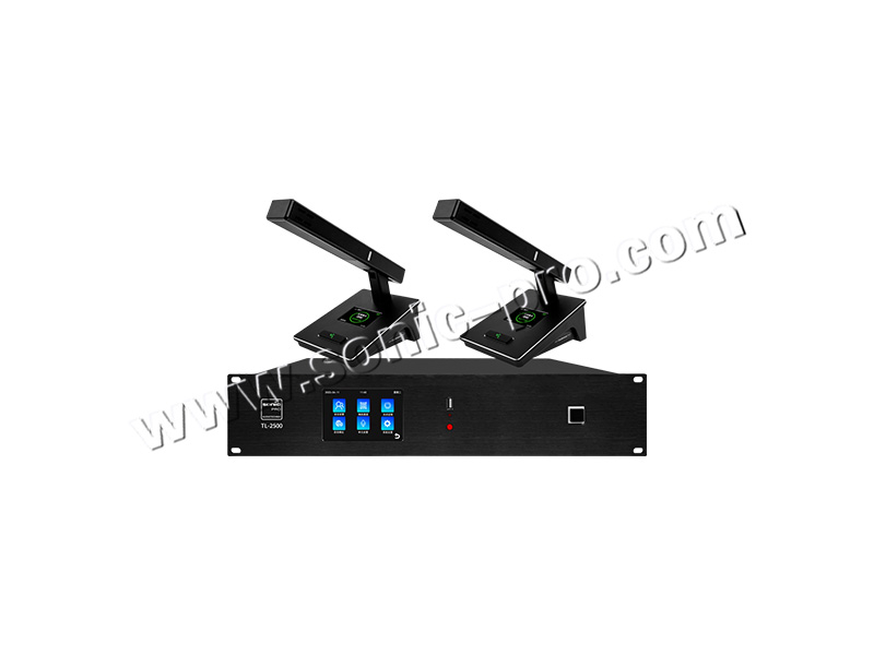 TL-2500Wireless conference system host (With camera tracking function+With recording function)
