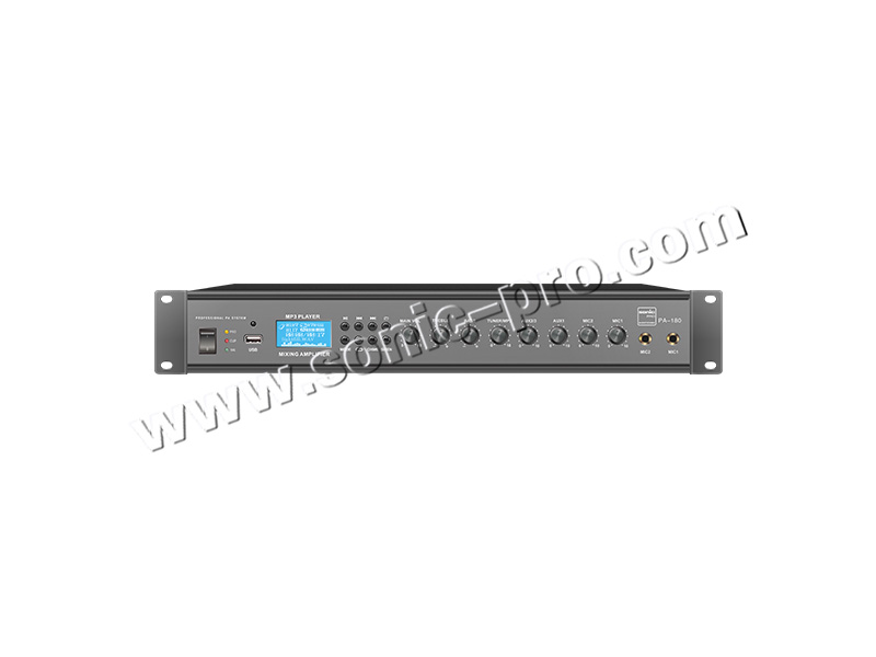 PA-180beltMP3Combined power amplifier (180W）