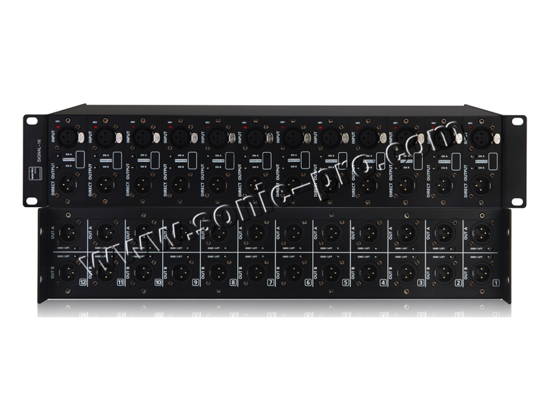 SIGNAL-16  Stage audio signal distributor