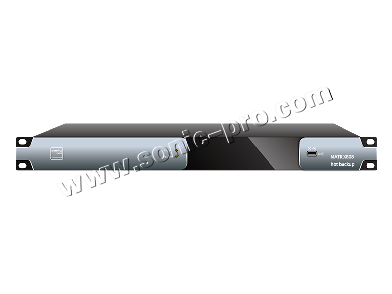 MATRIX808hot backup Digital audio matrix processor (with dual-machine hot backup function)