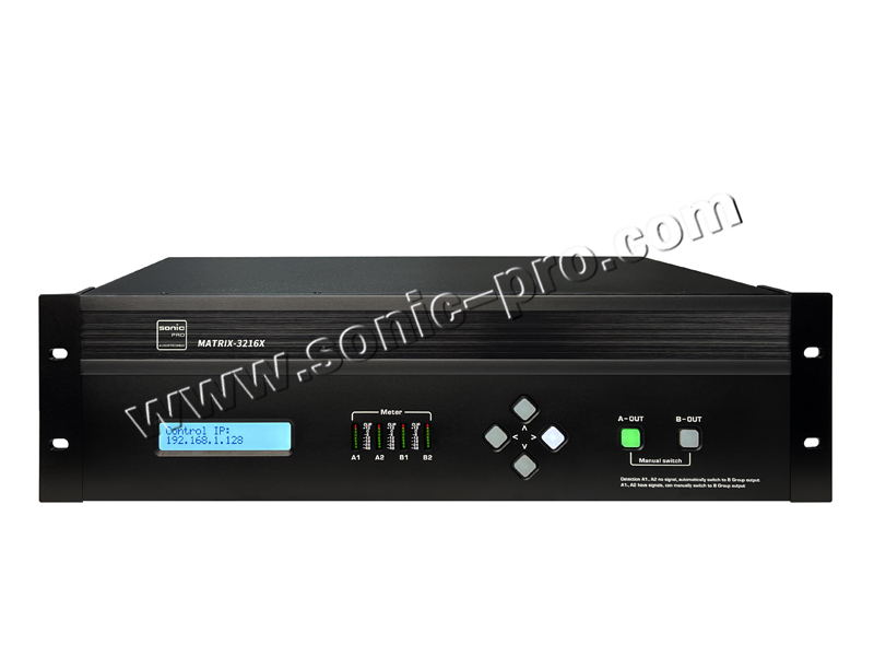 MATRIX-3216X  Audio main and standby automatic switcher